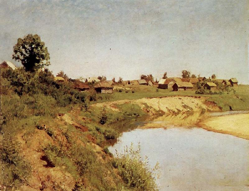 Levitan, Isaak Village at the Flubufer oil painting image